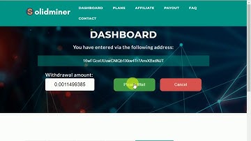 Solidminer io   New Free Bitcoin Cloud Mining Site 2020   0 0014 Btc Live Payment Proof Zero Invest