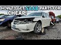 You wont believe how cheap these saab junkyard parts were