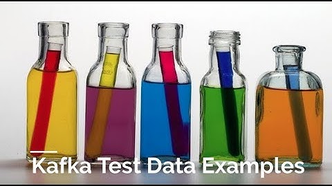 Kafka Test Data Generation Examples
