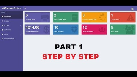 Laravel Invoice Management System (Part 1) Step by Step with Source Code