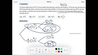 To Dance Or Not To Dance (2017 AMC 10B Problem 11)