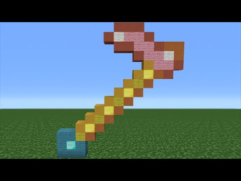Minecraft Tutorial: How To Make An Enchanted Diamond Hoe 