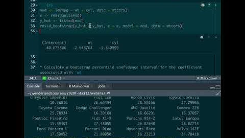 Bootstrap Confidence Intervals Walk Through