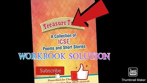 TREASURE TROVE WORKBOOK ANSWERS