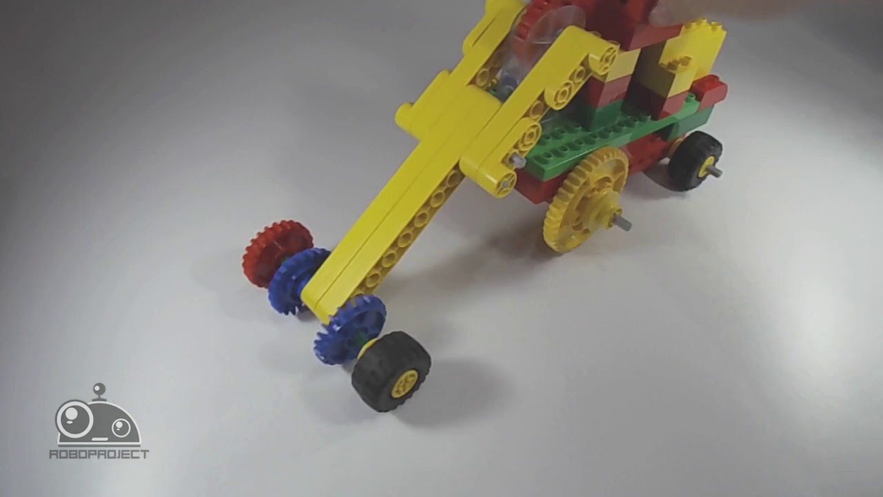 Лего Первые механизмы - Трактор с фрезами - YouTube