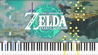 The Legend of Zelda: Tears of the Kingdom Trailer Theme - Piano Cover | Sheet Music [4K]