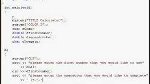 C++ PROGRAMMING TUTORIAL 2 pt1