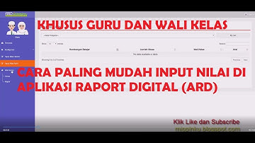 Aplikasi Raport Digital (ARD) KHUSUS  Guru dan Wali Kelas Madrasah