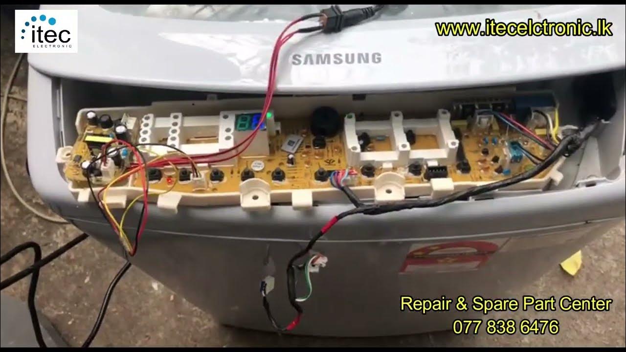 Samsung Washing Machine PCB Repair - YouTube