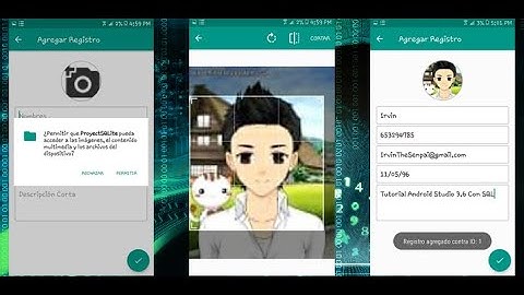 Android Studio 3.6 Proyecto con SQLite - Agregar Registro Parte1 Desde Cero