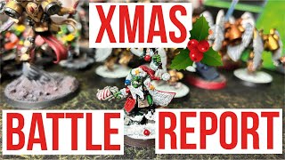 Warhammer 40000 Christmas Battle Report!