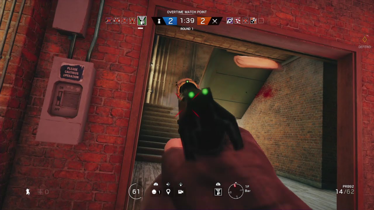 1v4 Caveira Game Winning Clutch OT- Rainbow Six Siege - YouTube