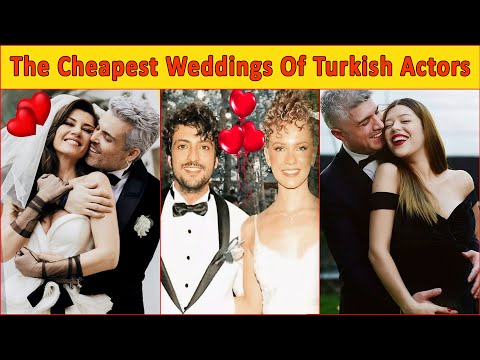 Top 15 The Cheapest Wedding Of Turkish Actors👩‍❤️‍💋‍👨Turkish Drama | Turkish Series | Turkish Actors