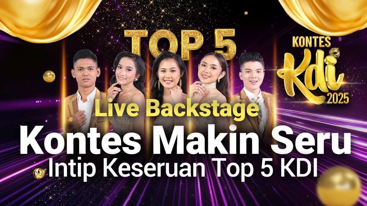LIVE BEFORE ON AIR KDI TOP 5 BACKSTAGE