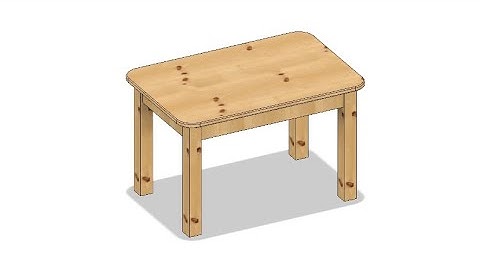 Fusion 360 3D Table model