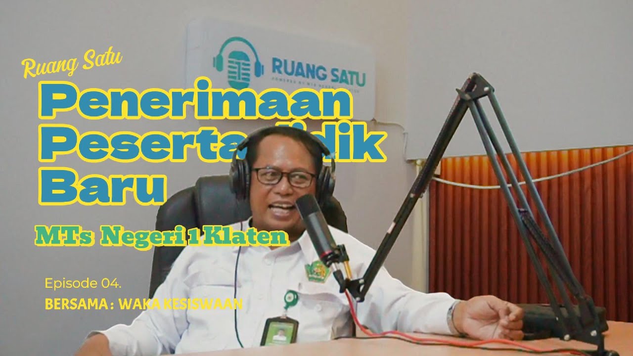 Penerimaan Peserta Didik Baru, Akan dibuka! - RUANG SATU PODCAST