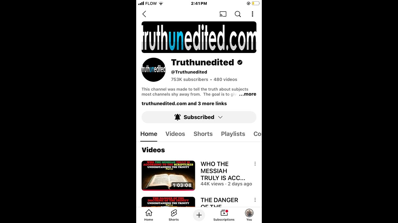 Truthunedited I SUPPORT TRUTHUNEDITED!!!!!!!!!!!!!! - YouTube