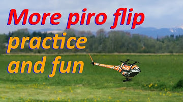 Piro and more piro practice - Heli-X simulator - SAB Goblin Kraken 700