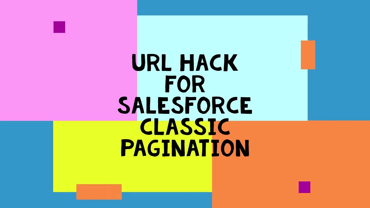 Salesforce Classic URL hack for pagination