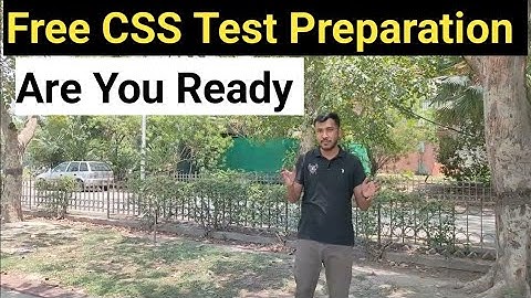 Free CSS Test Preparation By Sir Waqar Waheed | Preparation mcqs | CSS Preparation books