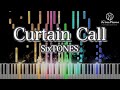 【ピアノ】Curtain Call/SixTONES【1ST】ストーンズ ファースト アルバム