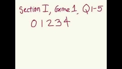 June 2007 LSAT Game 1 setup