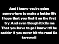 Rihanna - Farewell (Lyrics On Screen)