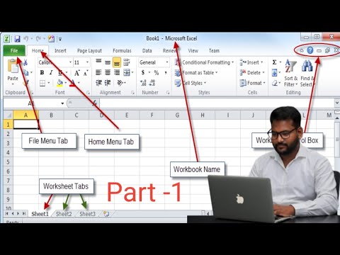 "Excel Basics in Hindi | Excel Introduction | MS Excel Full Course Part ...