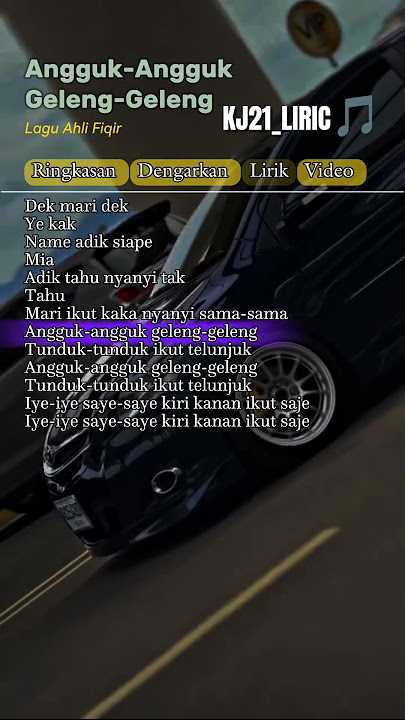 Lirik Lagu Angguk-Angguk, Geleng-Geleng Viral 🎵 #kasmadjr_liric #lirik#lyrics#liriklagu #shorts#fyp
