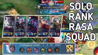 DREAM TEAM IDAMAN SOLO PLAYER - MOBILE LEGENDS