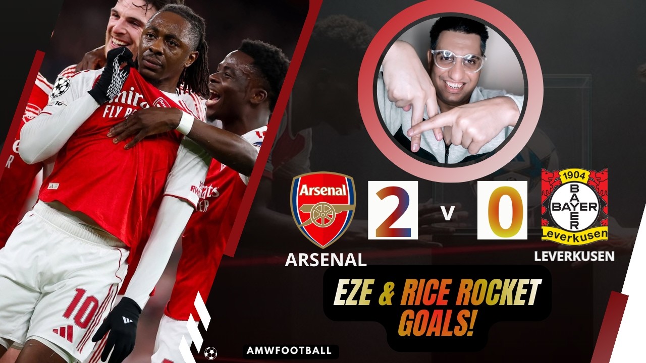 Arsenal Rockets Fc Eberechi Eze & Rice Rocket Goals | Arsenal 2-0 Leverkusen amw ...