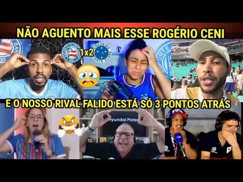 MELHORES REAÇÕES TORCEDORES do BAHIA SURTANDO COM VIRADA DO CABULOSO - BAHIA 1X2 CRUZEIRO 