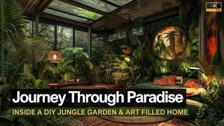 Journey Through Paradise: Inside a DIY Jungle Garden & Art Filled Home