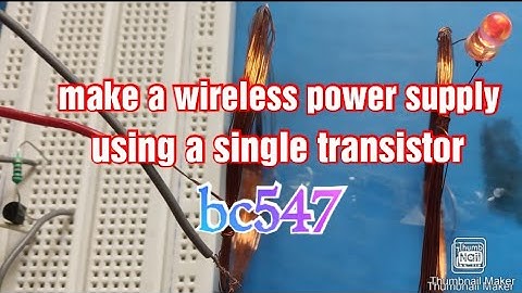 How to make a wireless power supply।। bc547 project।। Palash tutorial