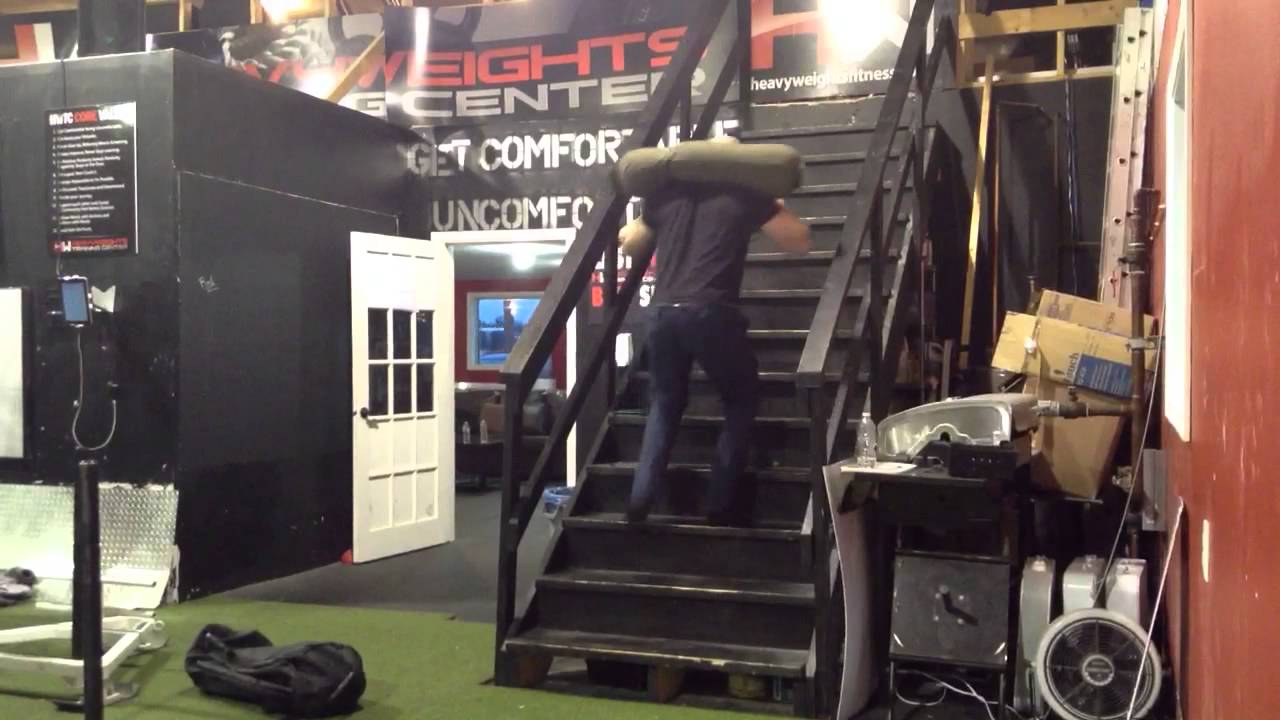Sandbag Stair Climb Josh Sullivan YouTube