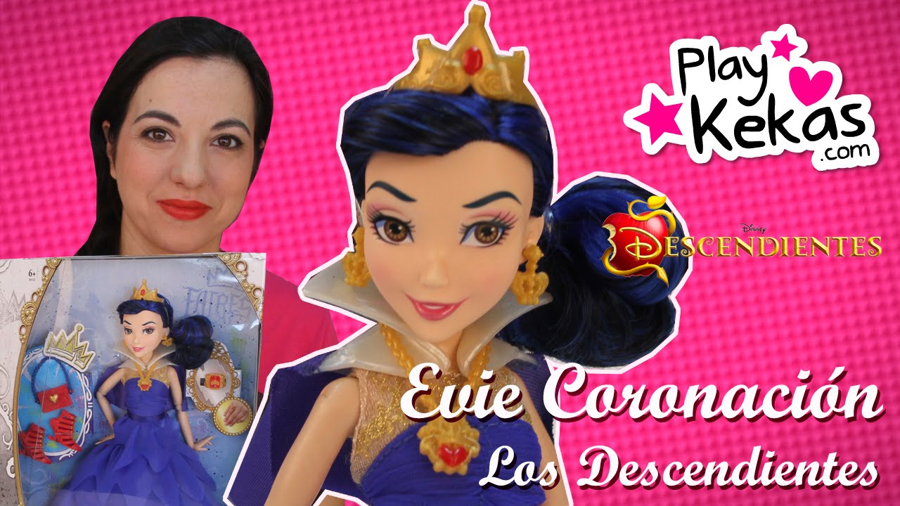 Los Descendientes Evie Coronacion The Descendants Youtube - disney descendientes 3 en roblox jugando como mal evie audrey y uma titi juegos by titi