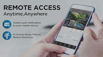 GWSECU 16 Camera Security Systems PoE, 4K 16CH H.265 NVR with 4TB HDD, AI Human Vehicle Detection