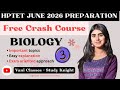HPTET JUNE 2026 Crash Course | BIOLOGY | CLASS 3 | The Vani Classes