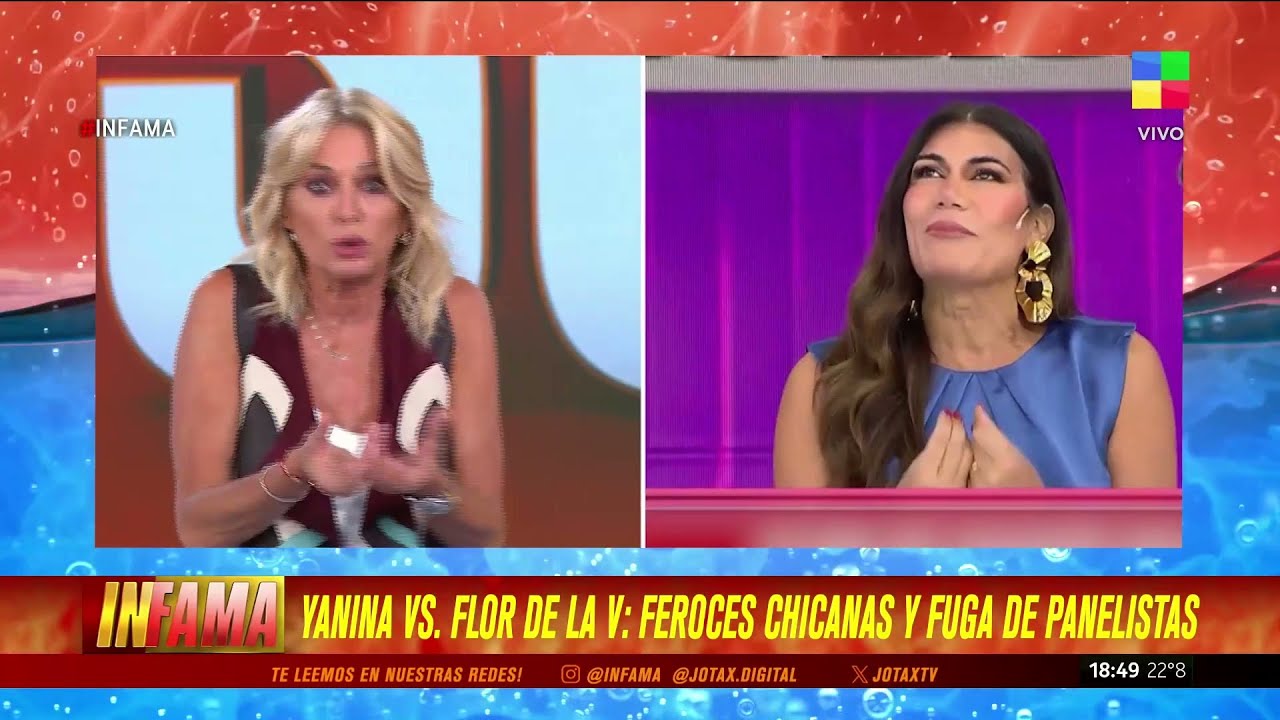 🥊 GUERRA TOTAL ENTRE YANINA LATORRE Y FLOR DE LA V