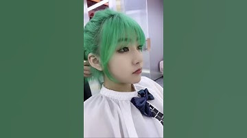 Gái xinh nhuộm màu tóc cực đẹp #shorts #tiktok