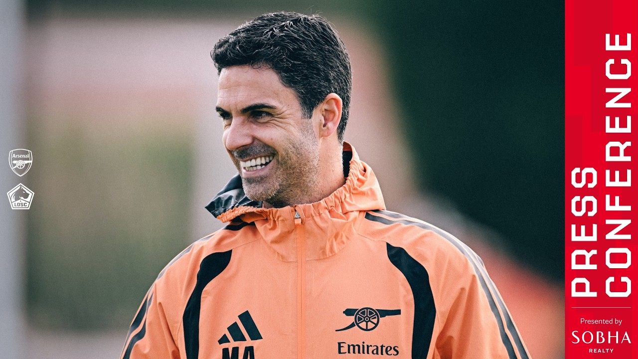 Press Conference | Mikel Arteta previews Lille | UEFA Champions League