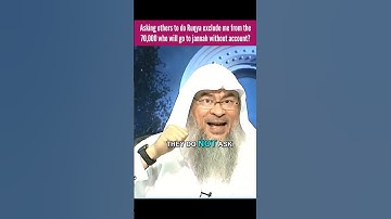 Asking others 2 do ruqya 4 me excludes me from entering jannah without accountability? assimalhakeem
