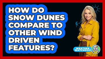 How Do Snow Dunes Compare To Other Wind Driven Features? - Weather Watchdog