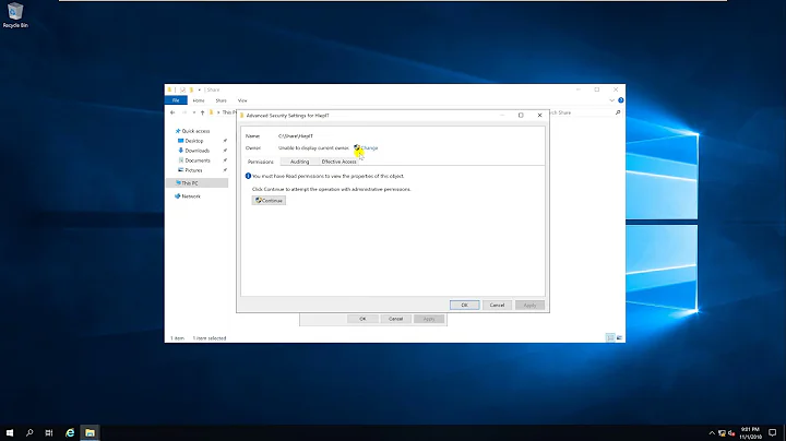 Take Ownership of a File or Folder (Windows Server 2019)