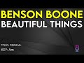 Benson Boone - Beautiful Things - Karaoke Instrumental