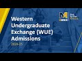 Uc merced    western undergraduate exchange wue