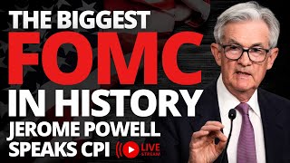 BIGGEST FOMC LIVE EVER! Jerome Powell Interest Rate Decision & Presidents 180 Day Crypto Report