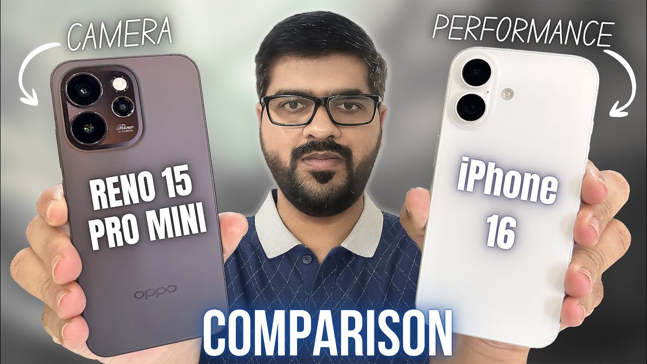 Oppo Reno 15 Pro Mini Vs iPhone 16 *Full Comparison + Camera Test 