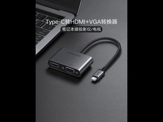 Hub Chuyển USB Type C Sang HDMI Và Vga Ugreen