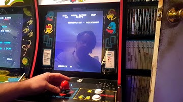 Arcade 1up Pac-Man Modded With Wico Style Leaf Switch Joystick